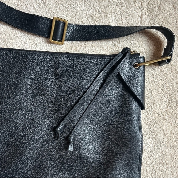 🔥Gucci Rare and unique Crossbody Messenger black Bag XL full leather unisex - Picture 11 of 17